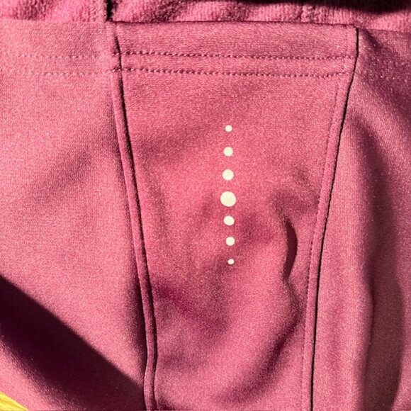 Tek Gear Dark Plum Quilted Front Hooded Mixed Media Jacket Size 2X - Picture 5 of 10